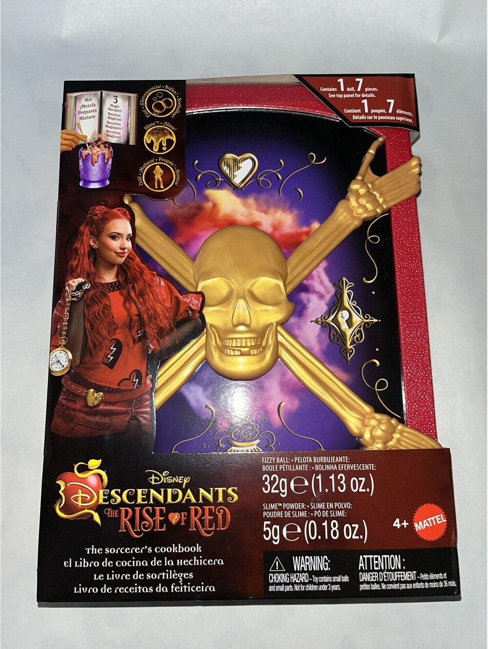 Disney Descendants: The Rise of Red Doll & Playset Sorcerer’s Cookbook Set New